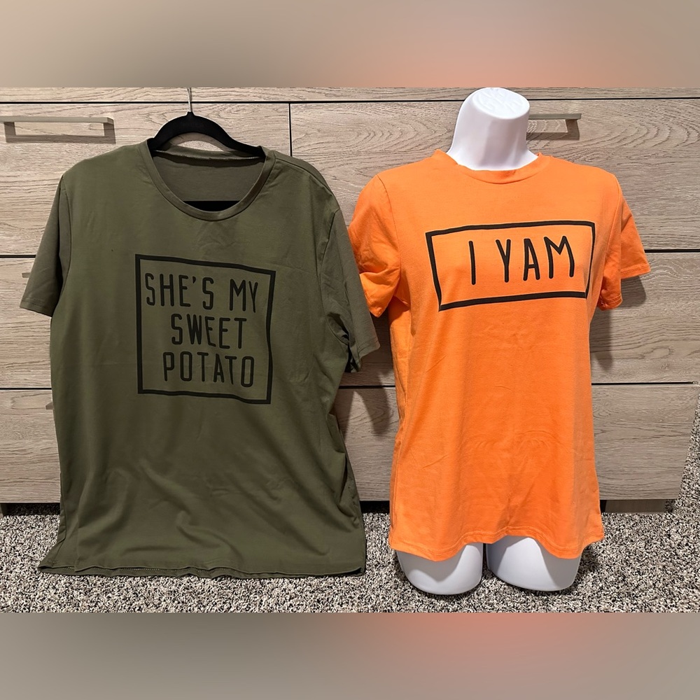Couples Thanksgiving T-shirts. S/XXL